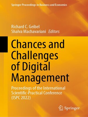 cover image of Chances and Challenges of Digital Management